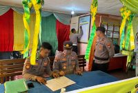Sie Dokkes Polres Lingga Gelar Pemeriksaan Kesehatan di Pos Yan Ops Ketupat Seligi 2025
