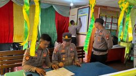 Sie Dokkes Polres Lingga Gelar Pemeriksaan Kesehatan di Pos Yan Ops Ketupat Seligi 2025
