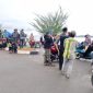 Puluhan Pedagang yang ingin mengais rezeki di Pesta Rakyat Pemrov Kepri